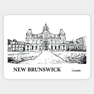 New Brunswick Canada Sticker
